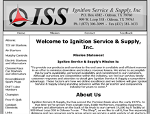 Tablet Screenshot of ignition-service.com